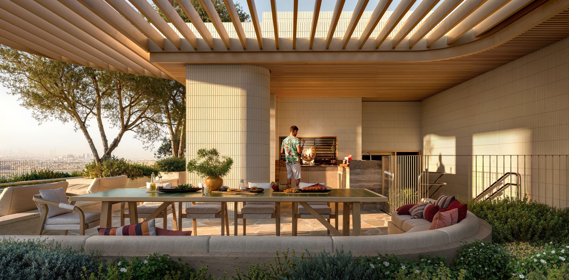 Exclusive rooftop club at The Weave by Al Ghurair Development for modern urban living in Dubai