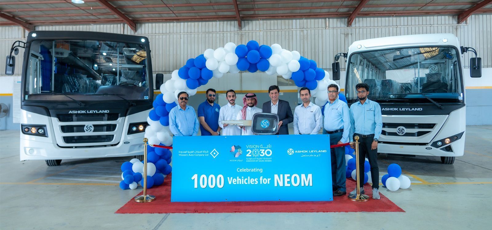 Western Auto 1000th bus delivery to NEOM – Vision 2030 contribution